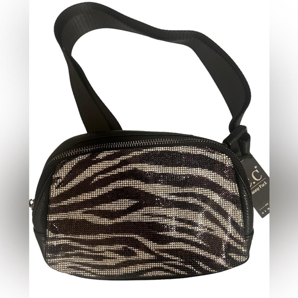 Black and White Zebra Print Women's Bag